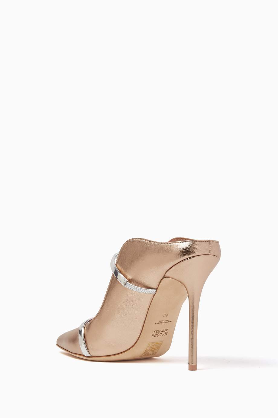 malone souliers gold heels