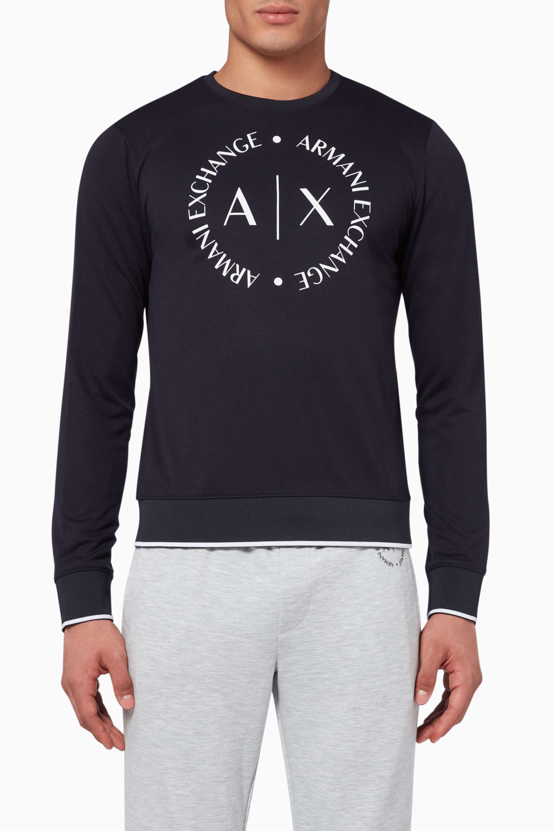 Shop Luxury Armani Exchange Sweatshirts for Men Online | Ounass Oman