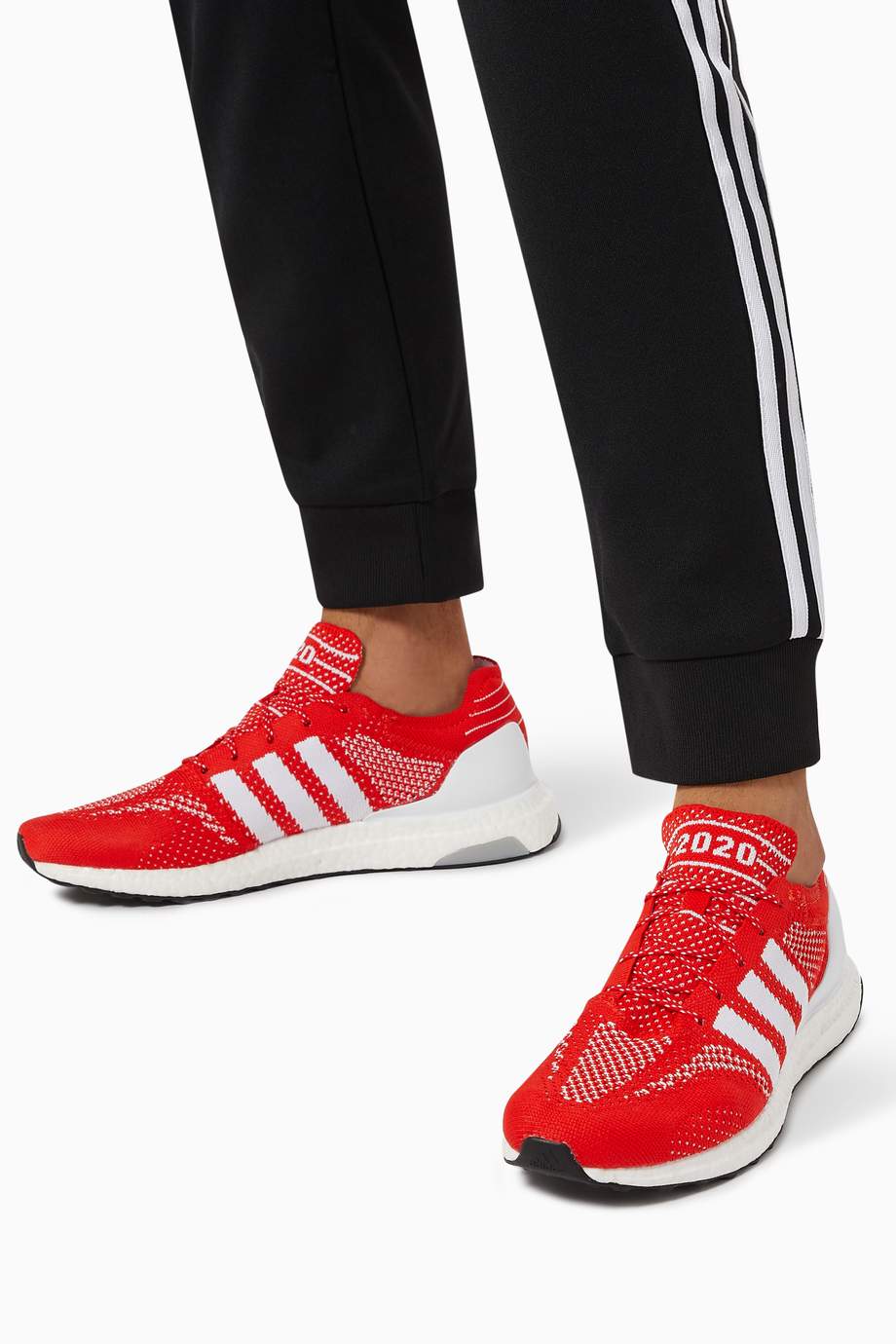 Shop adidas Originals Red Ultraboost DNA Prime Sneakers in