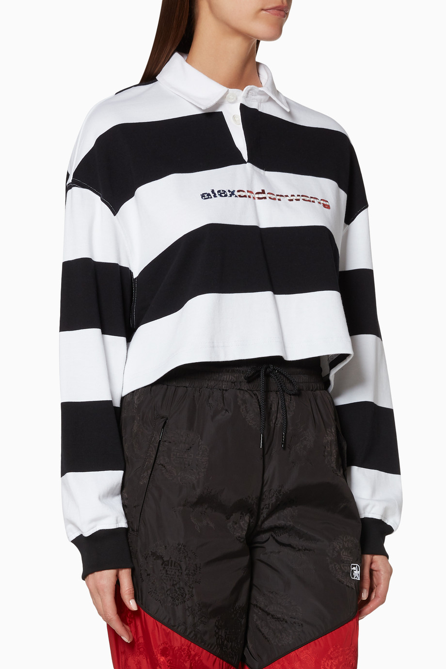 Black And White Striped Rugby Shirt Buyudum Cocuk Oldum - black and white striped oversized shirt roblox