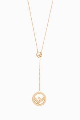 punktum Prestigefyldte foretage Shop Fendi Gold F is Fendi Necklace for Women | Ounass Oman