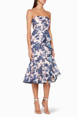 Shop Keepsake The Label Pink Halo Printed Midi Dress for ...