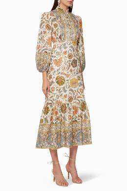 Edie border high neck dress Clearance