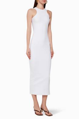 Stretch white dress clearance
