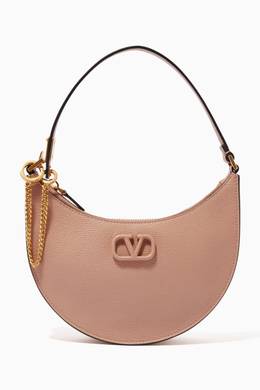 Defekt tidsskrift Duke Shop Valentino Pink Valentino Garavani Mini Hobo Bag in Grainy Calfskin for  Women | Ounass Oman
