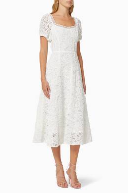 Shop Elliatt White Aten Midi Dress For Women Ounass