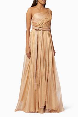 Shop Maria Lucia Hohan Gold Ora Gown in