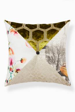Shop Maison Mishmashi Multicolour Karen Cushion 50 X 50 For Women Ounass Uae
