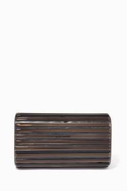 Shop Elie Saab Black Blue Abat Jour Clutch For Women Ounass Uae