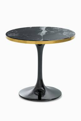 Shop Eichholtz Black Black Faux Marble Parme Coffee Table For