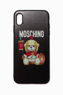 Shop Moschino Black Roman Teddy Bear Iphone Xs Max Cover For Women Ounass Oman