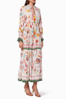 Shop Hemant And Nandita Multicolour Floral Print Maxi Dress For Women Ounass Saudi Kaufen sie hemant & nandita jetzt online bei breuninger.