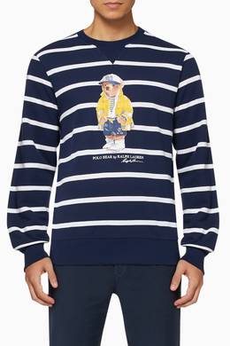 Shop Polo Ralph Lauren Multicolour Cp 93 Bear Mesh Sweatshirt For Men Ounass Saudi