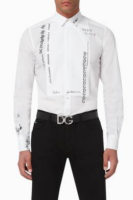 dolce and gabbana gold fit shirt