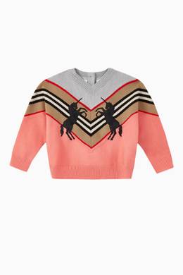burberry sweater kids pink