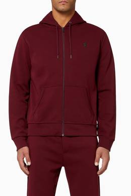 Polo hoodie burgundy Clearance