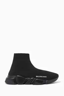 detective Sin sentido Expansión Shop Balenciaga Black Speed Sneakers in Technical Knit for WOMEN | Ounass  Kuwait
