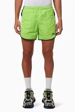 Shop Balenciaga Green Tracksuit Running Shorts in Nylon for MEN | Ounass UAE