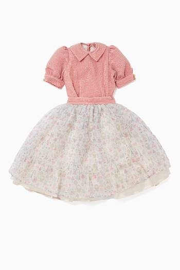 hover state of Scooped-Hem Blouse  