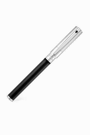 hover state of D-Initial Goldsmith Chrome-Finish Rollerball Pen    