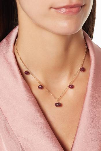 hover state of Gold & Ruby Necklace 