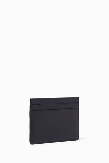 hover state of Card Case in Grain de Poudre Embossed Leather     