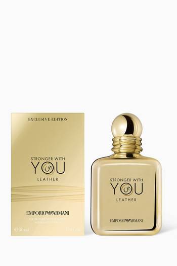 hover state of Stronger With You Leather Eau de Parfum, 50ml 