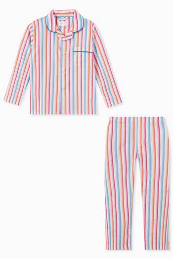 hover state of Capri Pyjama Set in Cotton 