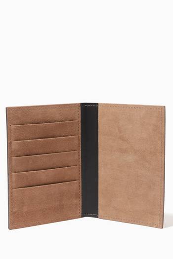 hover state of Passport Cover in Suede Leather   