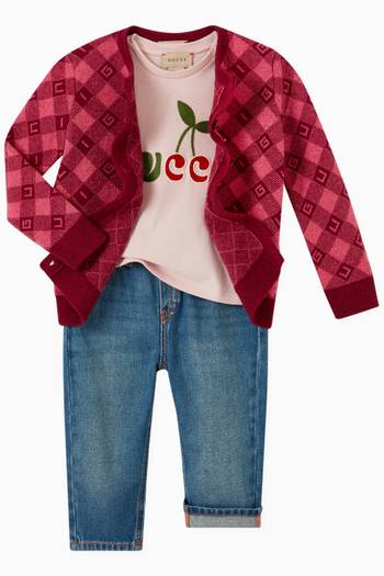 hover state of Gucci Cherry T-shirt in Cotton  