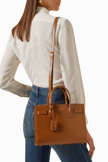 hover state of Baby Classic Sac De Jour in Smooth Leather       