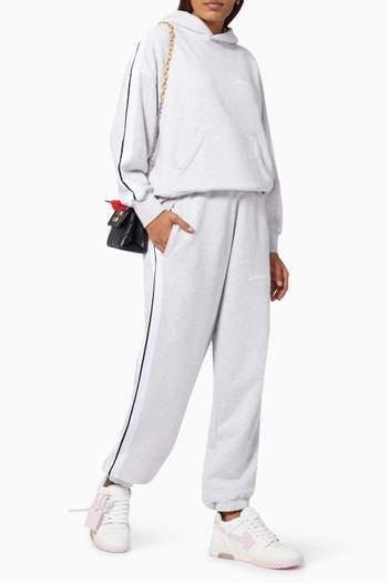 hover state of Logo Track Sweatpants in Cotton Terry   