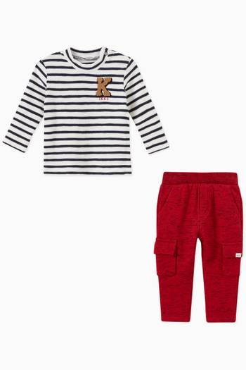hover state of Sailor Top & Combat Pants in Cotton