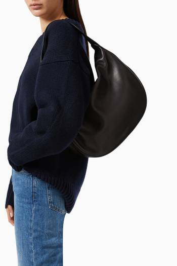 hover state of Small Allie Shoulder Bag in Calfskin   