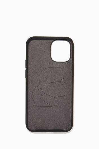 hover state of K/Ikonik Case iPhone 12 Mini in PU Leather   