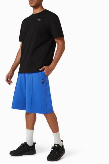 hover state of PUMA x AMI Shorts in Cotton Blend