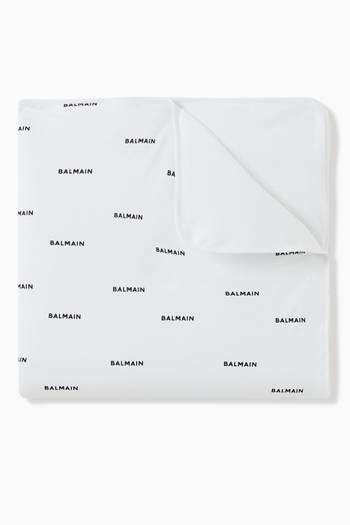 hover state of Label Print Blanket in Cotton    