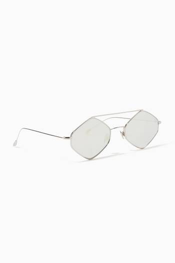 hover state of Rigaut Diamond Sunglasses in Metal 