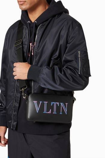 hover state of Valentino Garavani VLTN Crossbody Bag in Leather   