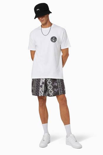hover state of Paisley Plaid Water Shorts in Nylon Mesh  