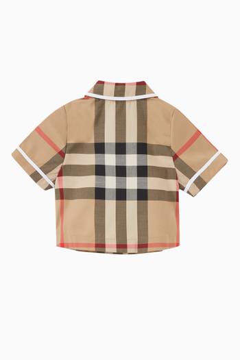 hover state of Thalia Check Shirt in Cotton  