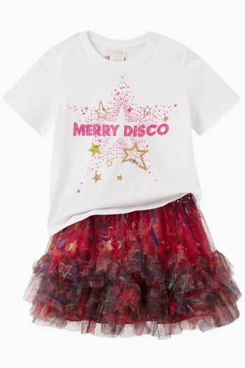 hover state of Babys A Go Glitter Tutu Skirt in Tulle