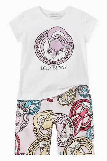 hover state of Looney Tunes Bermuda Shorts in Cotton