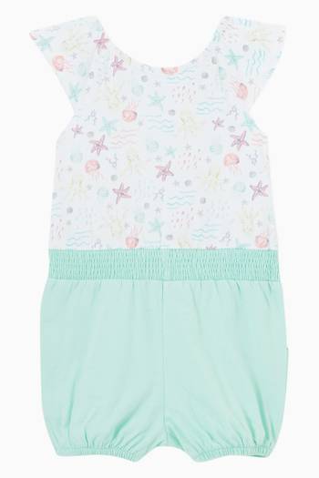 hover state of Kinza Romper in Cotton   