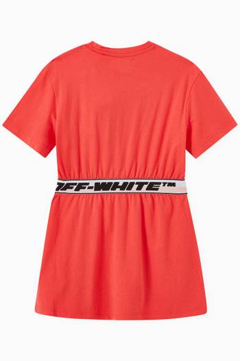 hover state of Logo Band Dress in Cotton