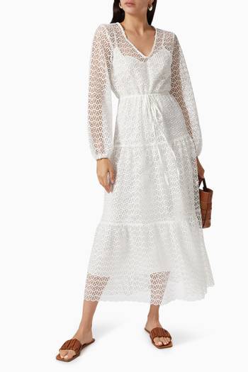 hover state of Arielle Midi Dress in Lace  