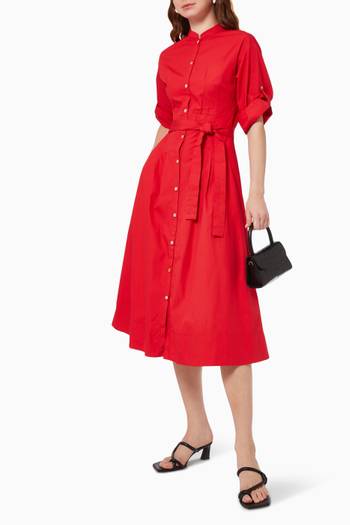 hover state of Torbole Shirt Dress in Cotton 