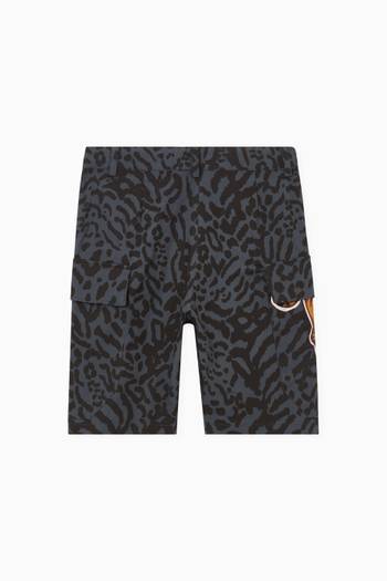 hover state of Tiger Animal Print Shorts  