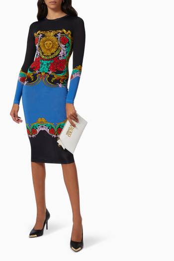 hover state of Sunflower Garland Midi Dress  