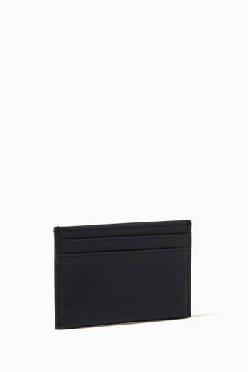 hover state of Boss Logo Cardholder in Leather    